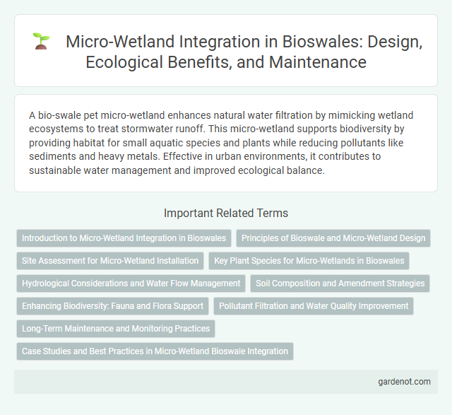 Micro-Wetland Integration in Bioswales: Design, Ecological Benefits, and Maintenance