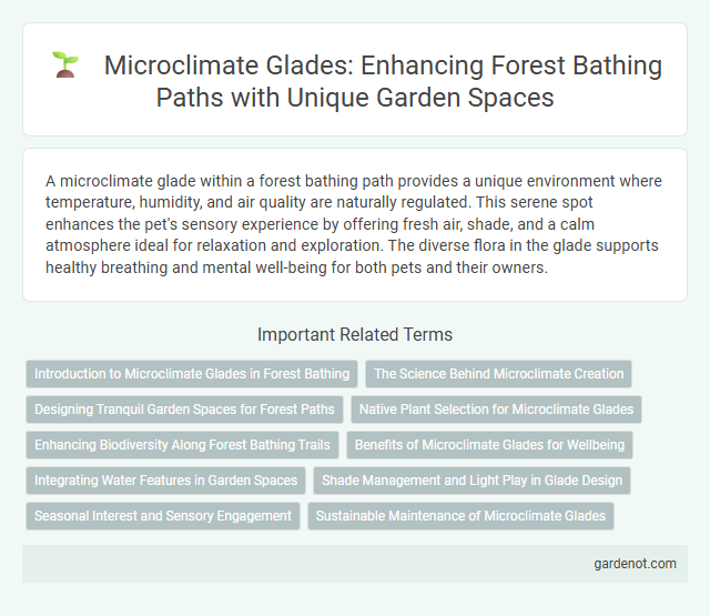 Microclimate Glades: Enhancing Forest Bathing Paths with Unique Garden Spaces