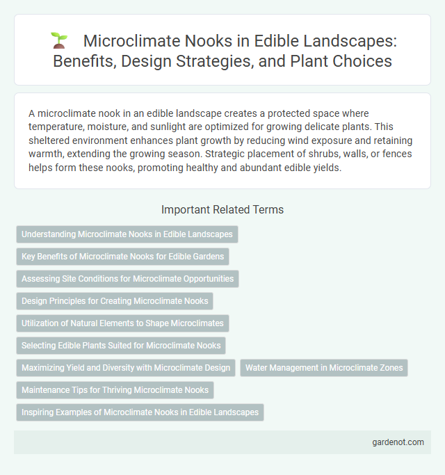 Microclimate Nooks in Edible Landscapes: Benefits, Design Strategies, and Plant Choices