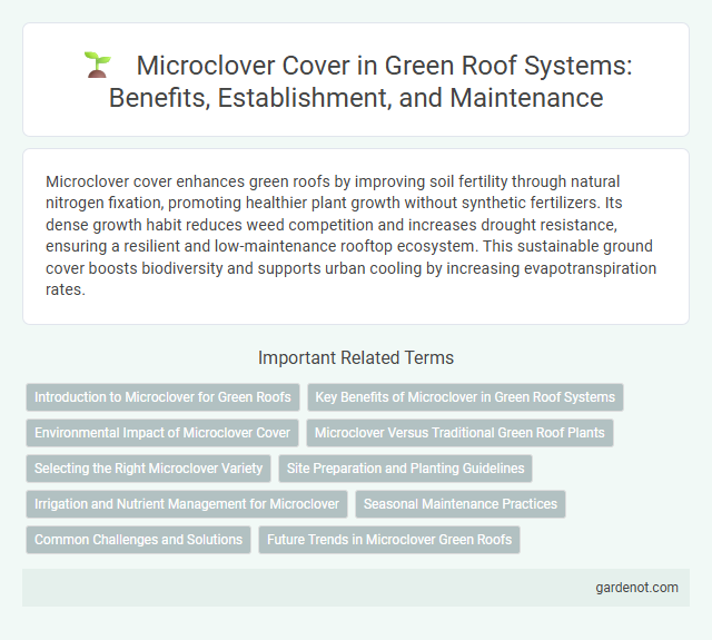 Microclover Cover in Green Roof Systems: Benefits, Establishment, and Maintenance