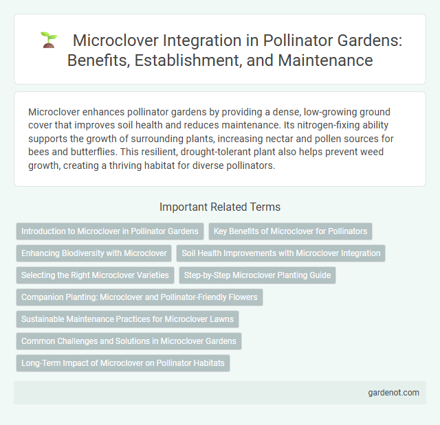 Microclover Integration in Pollinator Gardens: Benefits, Establishment, and Maintenance