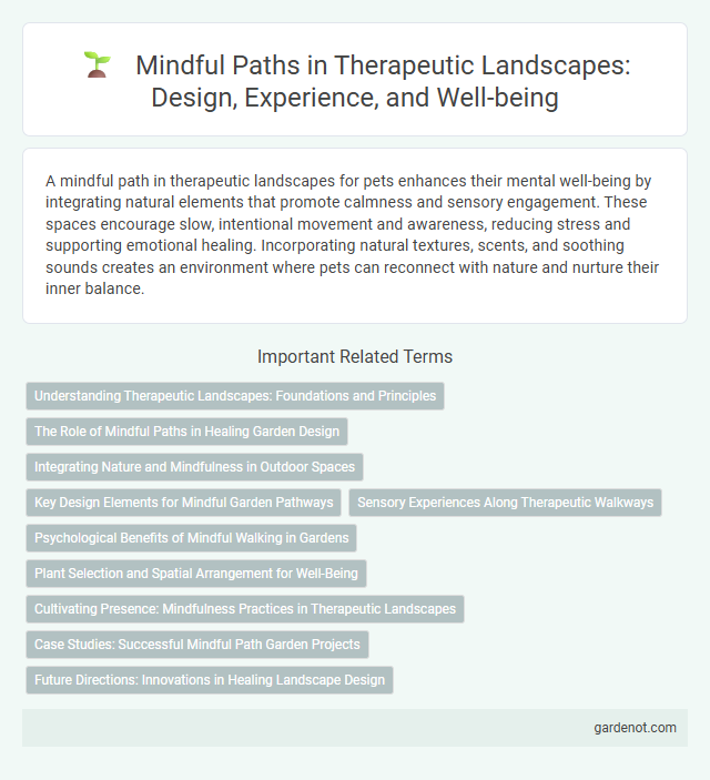 Mindful Paths in Therapeutic Landscapes: Design, Experience, and Well-being