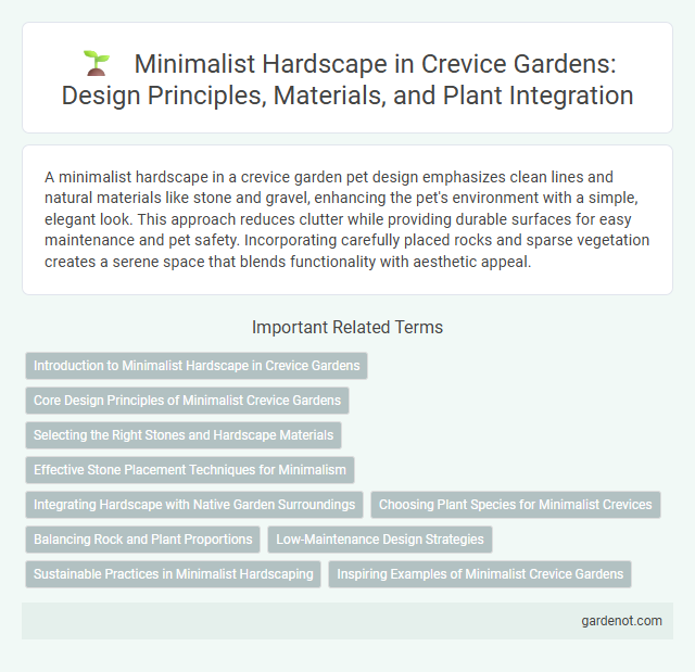 Minimalist Hardscape in Crevice Gardens: Design Principles, Materials, and Plant Integration
