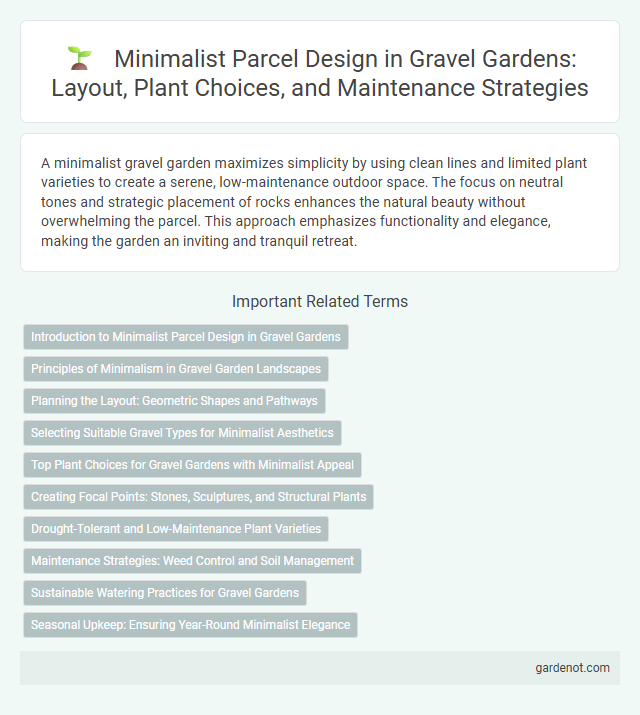 Minimalist Parcel Design in Gravel Gardens: Layout, Plant Choices, and Maintenance Strategies