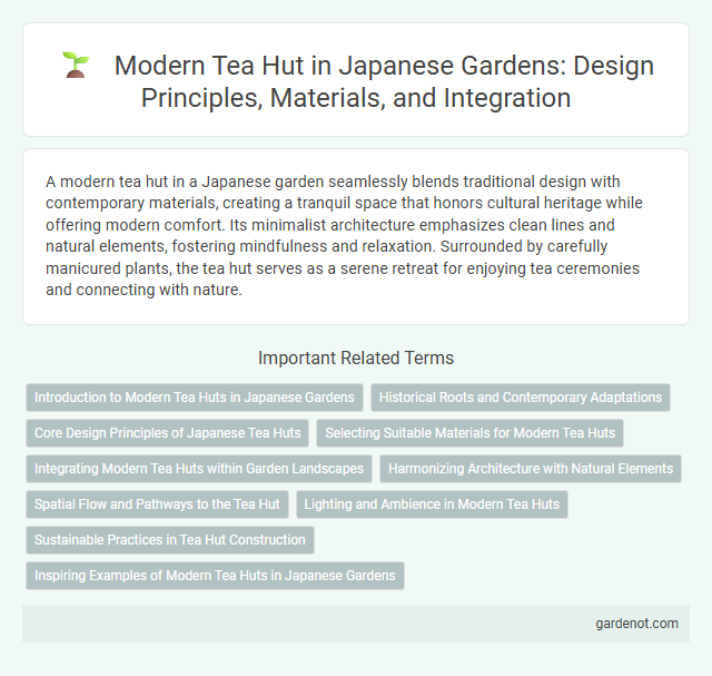 Modern Tea Hut in Japanese Gardens: Design Principles, Materials, and Integration