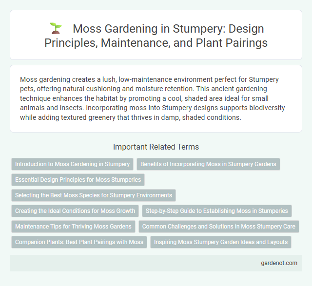 Moss Gardening in Stumpery: Design Principles, Maintenance, and Plant Pairings