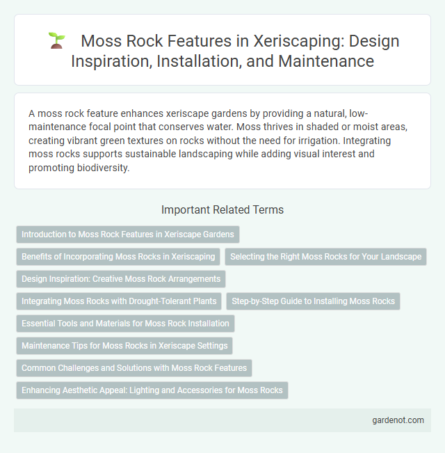 Moss Rock Features in Xeriscaping: Design Inspiration, Installation, and Maintenance