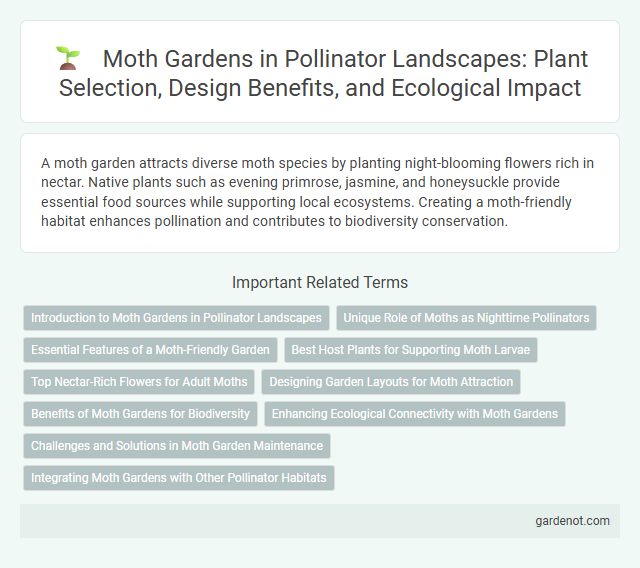 Moth Gardens in Pollinator Landscapes: Plant Selection, Design Benefits, and Ecological Impact