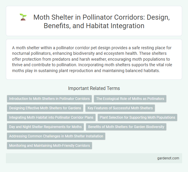 Moth Shelter in Pollinator Corridors: Design, Benefits, and Habitat Integration