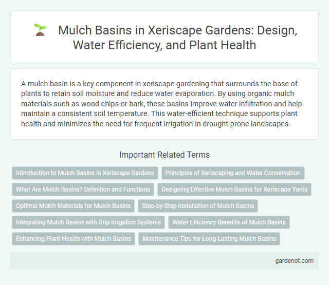 Mulch Basins in Xeriscape Gardens: Design, Water Efficiency, and Plant Health