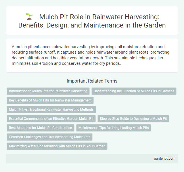 Mulch Pit Role in Rainwater Harvesting: Benefits, Design, and Maintenance in the Garden