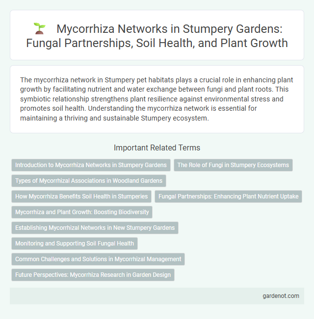Mycorrhiza Networks in Stumpery Gardens: Fungal Partnerships, Soil Health, and Plant Growth