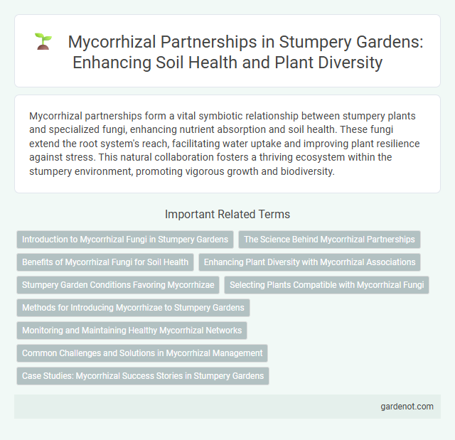 Mycorrhizal Partnerships in Stumpery Gardens: Enhancing Soil Health and Plant Diversity