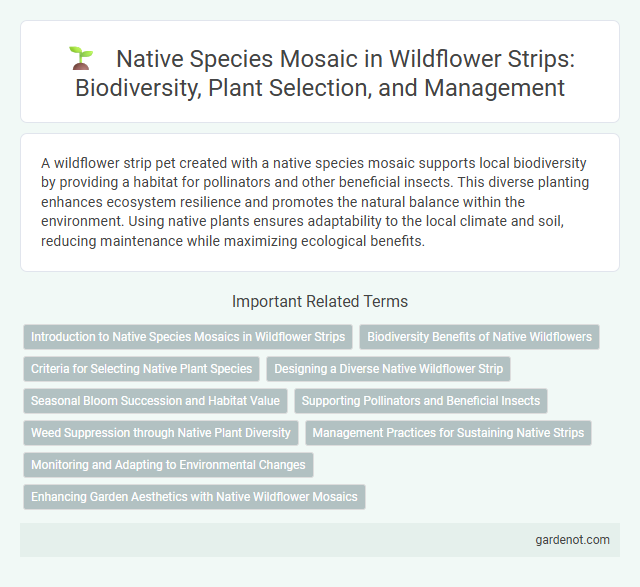 Native Species Mosaic in Wildflower Strips: Biodiversity, Plant Selection, and Management