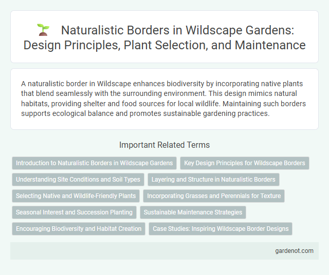 Naturalistic Borders in Wildscape Gardens: Design Principles, Plant Selection, and Maintenance
