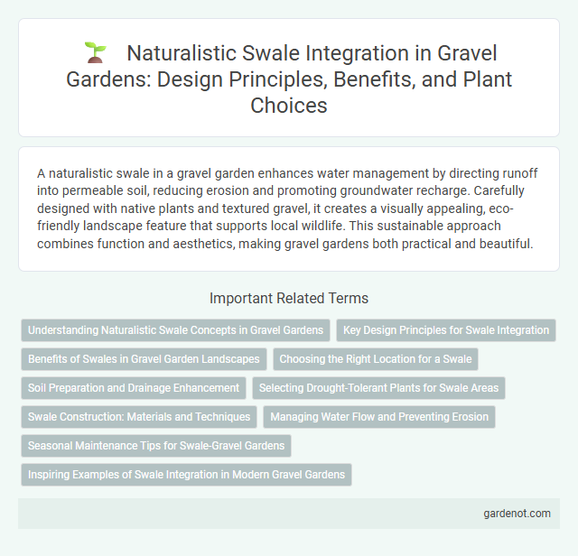 Naturalistic Swale Integration in Gravel Gardens: Design Principles, Benefits, and Plant Choices