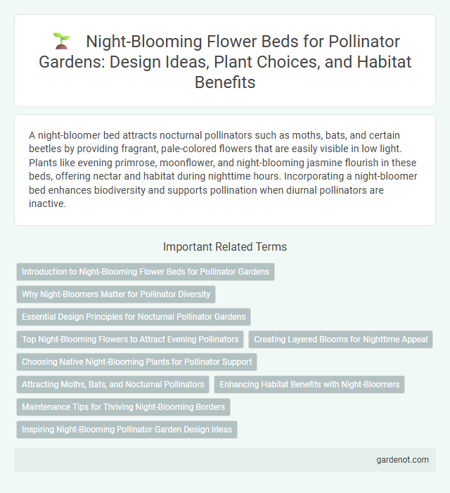 Night-Blooming Flower Beds for Pollinator Gardens: Design Ideas, Plant Choices, and Habitat Benefits