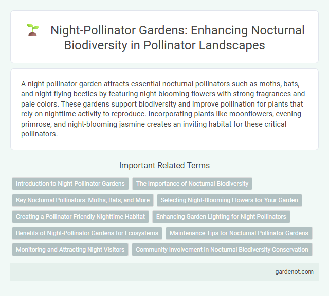 Night-Pollinator Gardens: Enhancing Nocturnal Biodiversity in Pollinator Landscapes