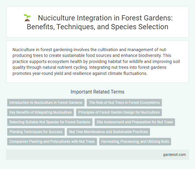 Nuciculture Integration in Forest Gardens: Benefits, Techniques, and Species Selection