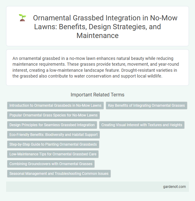 Ornamental Grassbed Integration in No-Mow Lawns: Benefits, Design Strategies, and Maintenance