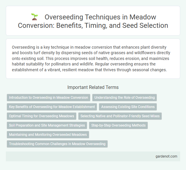 Overseeding Techniques in Meadow Conversion: Benefits, Timing, and Seed Selection