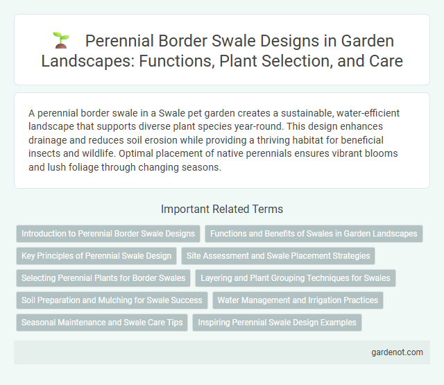Perennial Border Swale Designs in Garden Landscapes: Functions, Plant Selection, and Care