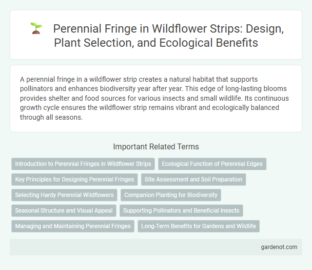 Perennial Fringe in Wildflower Strips: Design, Plant Selection, and Ecological Benefits