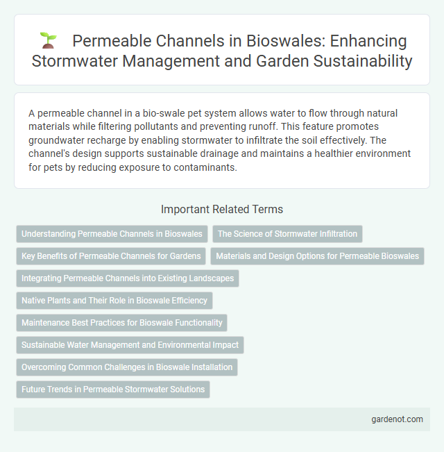 Permeable Channels in Bioswales: Enhancing Stormwater Management and Garden Sustainability