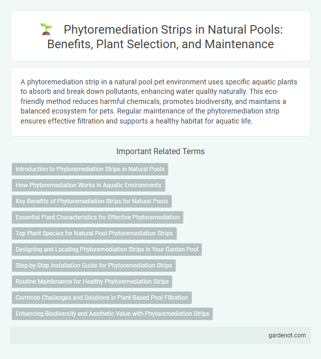 Phytoremediation Strips in Natural Pools: Benefits, Plant Selection, and Maintenance