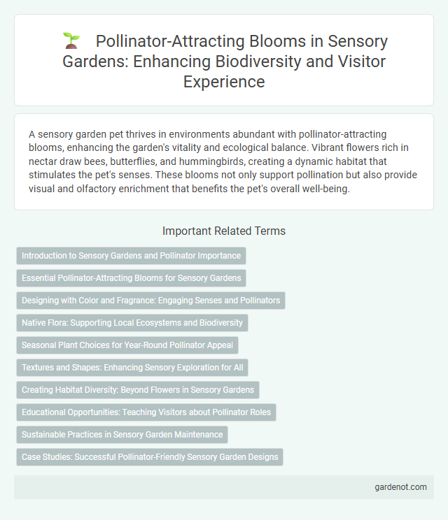 Pollinator-Attracting Blooms in Sensory Gardens: Enhancing Biodiversity and Visitor Experience