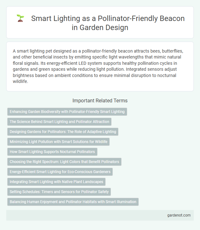 Smart Lighting as a Pollinator-Friendly Beacon in Garden Design