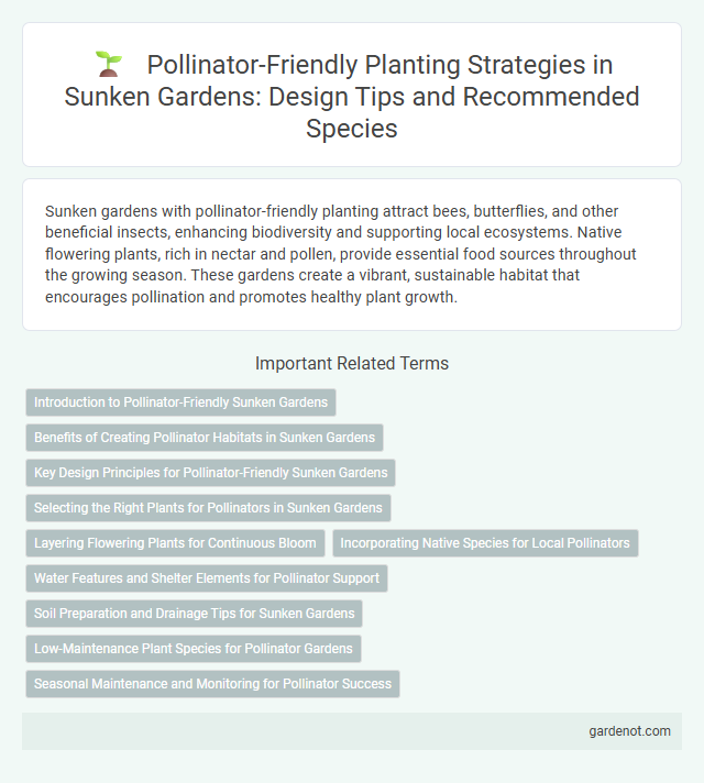 Pollinator-Friendly Planting Strategies in Sunken Gardens: Design Tips and Recommended Species
