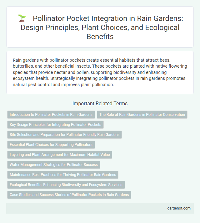 Pollinator Pocket Integration in Rain Gardens: Design Principles, Plant Choices, and Ecological Benefits
