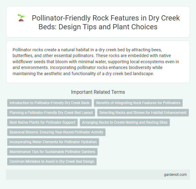 Pollinator-Friendly Rock Features in Dry Creek Beds: Design Tips and Plant Choices