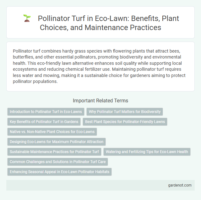 Pollinator Turf in Eco-Lawn: Benefits, Plant Choices, and Maintenance Practices