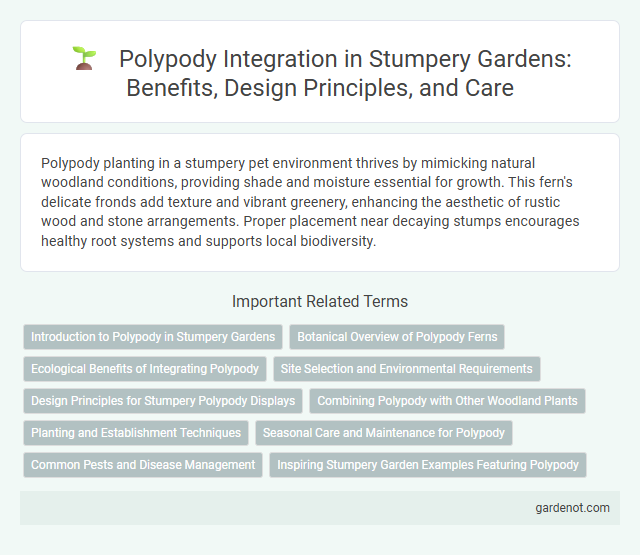Polypody Integration in Stumpery Gardens: Benefits, Design Principles, and Care