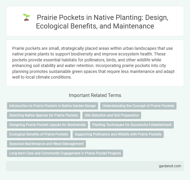Prairie Pockets in Native Planting: Design, Ecological Benefits, and Maintenance