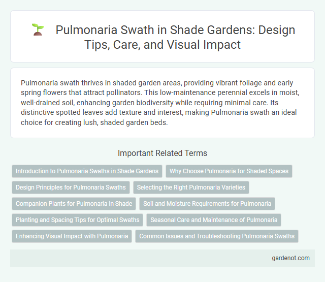 Pulmonaria Swath in Shade Gardens: Design Tips, Care, and Visual Impact