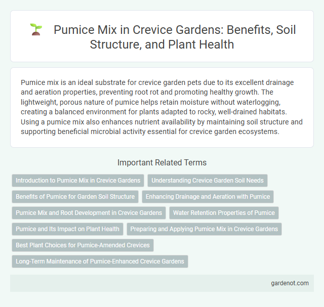 Pumice Mix in Crevice Gardens: Benefits, Soil Structure, and Plant Health