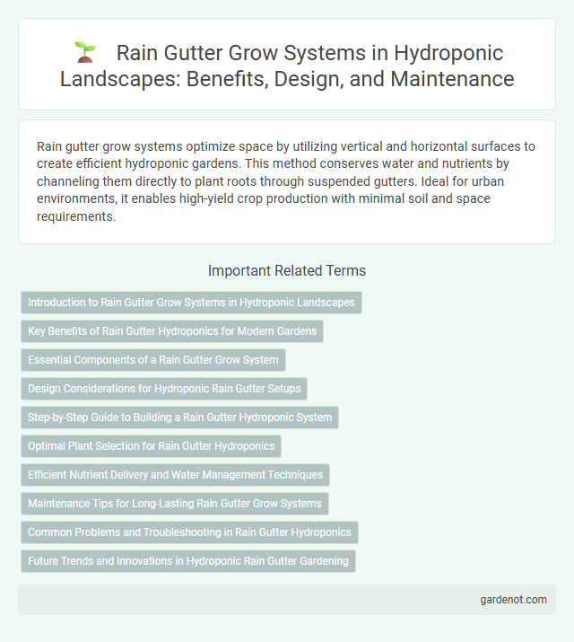 Rain Gutter Grow Systems in Hydroponic Landscapes: Benefits, Design, and Maintenance