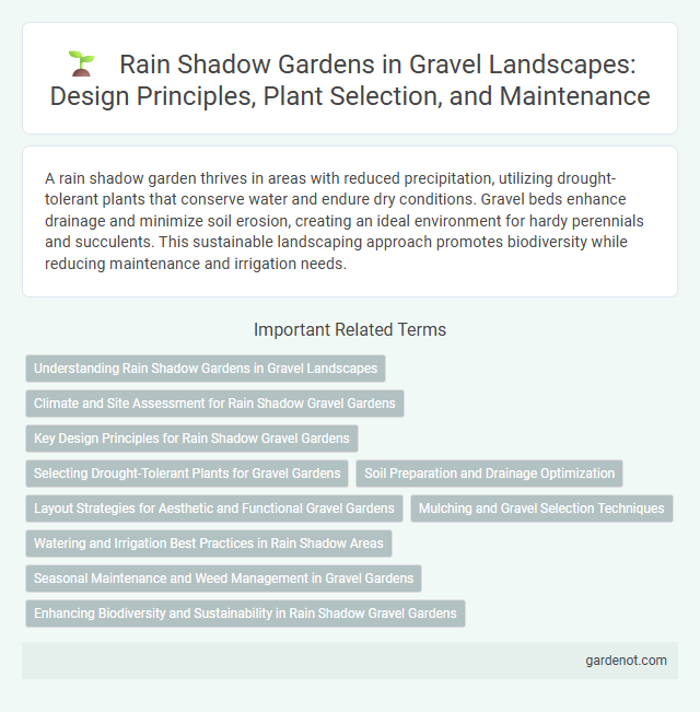 Rain Shadow Gardens in Gravel Landscapes: Design Principles, Plant Selection, and Maintenance