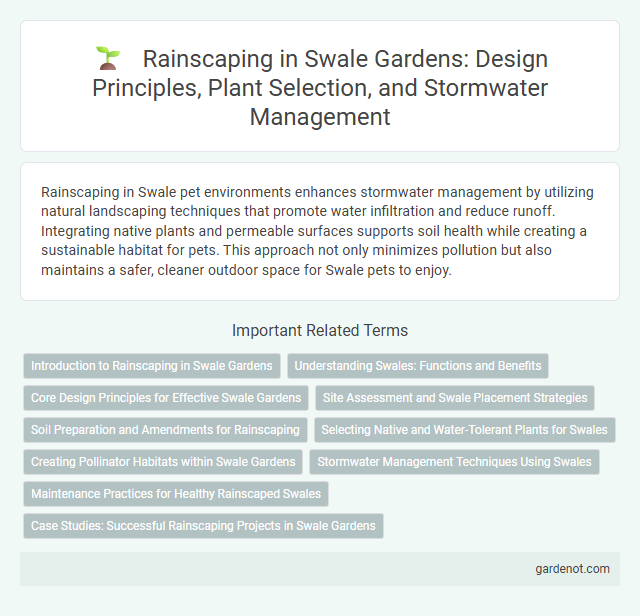 Rainscaping in Swale Gardens: Design Principles, Plant Selection, and Stormwater Management