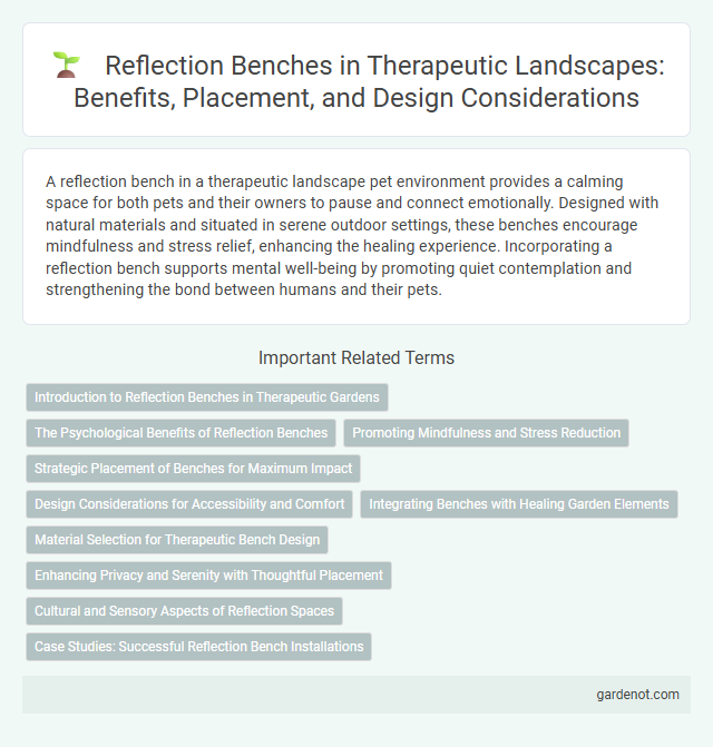 Reflection Benches in Therapeutic Landscapes: Benefits, Placement, and Design Considerations