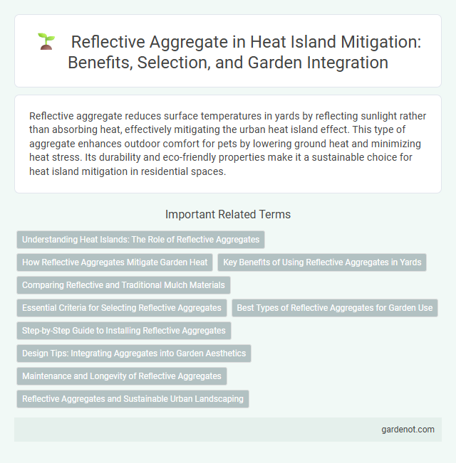 Reflective Aggregate in Heat Island Mitigation: Benefits, Selection, and Garden Integration