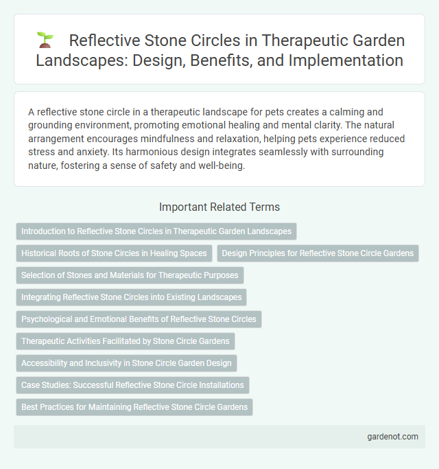 Reflective Stone Circles in Therapeutic Garden Landscapes: Design, Benefits, and Implementation
