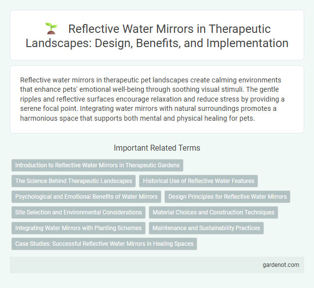 Reflective Water Mirrors in Therapeutic Landscapes: Design, Benefits, and Implementation
