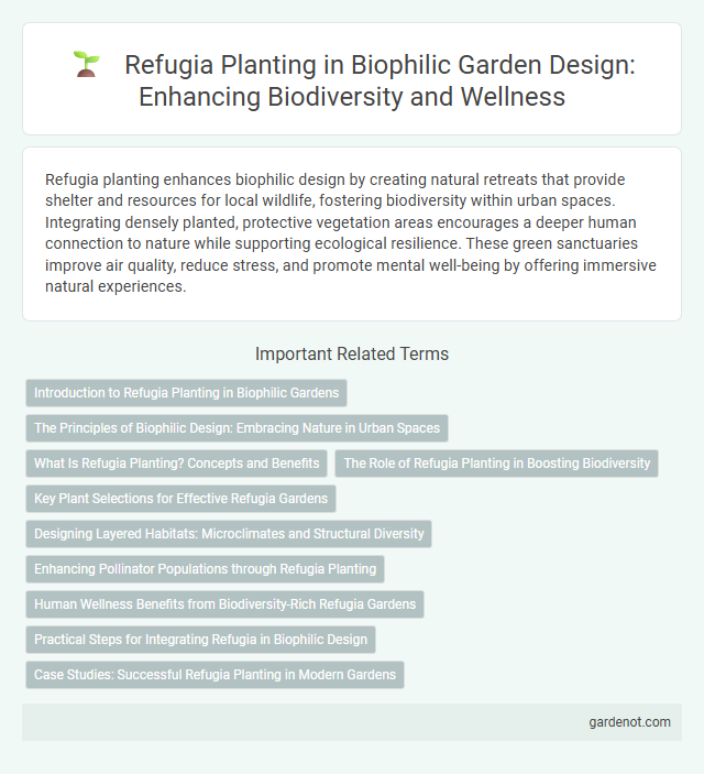 Refugia Planting in Biophilic Garden Design: Enhancing Biodiversity and Wellness