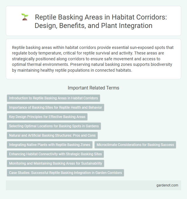 Reptile Basking Areas in Habitat Corridors: Design, Benefits, and Plant Integration