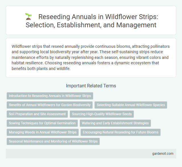Reseeding Annuals in Wildflower Strips: Selection, Establishment, and Management