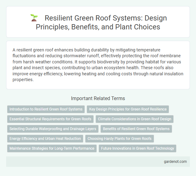 Resilient Green Roof Systems: Design Principles, Benefits, and Plant Choices